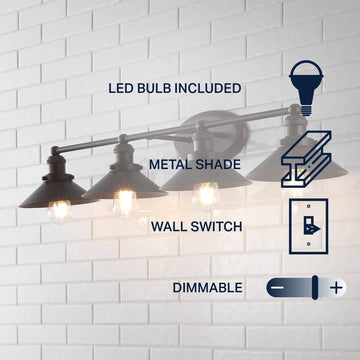 July Metal Shade Sconce